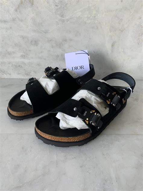 dior x birkenstock milano sandal|dior birkenstock sandals.